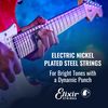 Elixir 12002 Strings Electric Guitar Strings w NANOWEB Coating, Super Light (.009-.042)