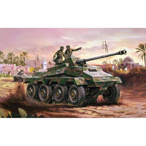 SDKFz.234 Tank Reconnaissance Car Model Kit, Assorted