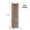 Household Essentials 6 Shelf Hanging Shelf Closet Organizer with Hooks