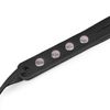 Dominate All-Stars Hand Beat Punk Rivet Multifunction Game Interactive Head Layer Cowhide 10In (black)