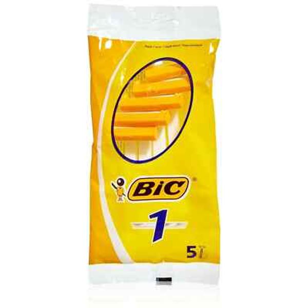 Bic Classic Disposable Razors for Normal Skin - 5 Razors - 1 Pack