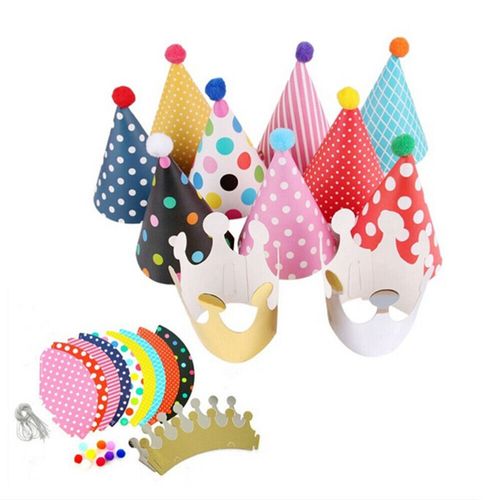 11 Pcs Dogs Birthday Hat Cat Hats Cone for Pets Party Child