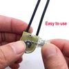 Pull Chain Switch, Ceiling Fans Lamps and Wall Lights Electrical Pull Chain Switch(8 Pieces)