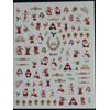 Christmas Holiday Nail Art Stickers