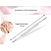 Professional Corner File Straight Curved Stainless Steel Double Instrument 2-Sided
