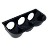 Black Universal 2" 52mm Triple 3 Hole Dash Gauge Console Dashboard Pod Holder