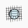 CafePress Volleyball Net Magnets 2.25" Round Button Magnet (10 Pack)