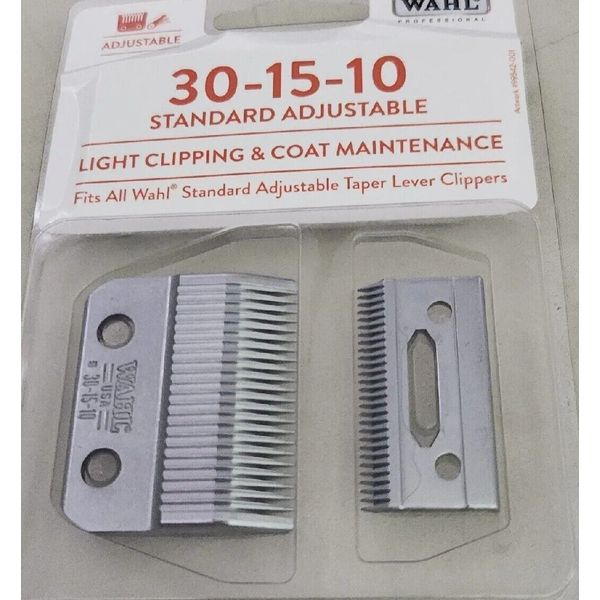 NEW Wahl Adjustable #30-15-10 Standard Clipper Replacement Blade