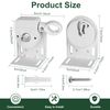 Universal Replacement Installation Accessories for Indoor/Outdoor Sunshade and Roller Blinds