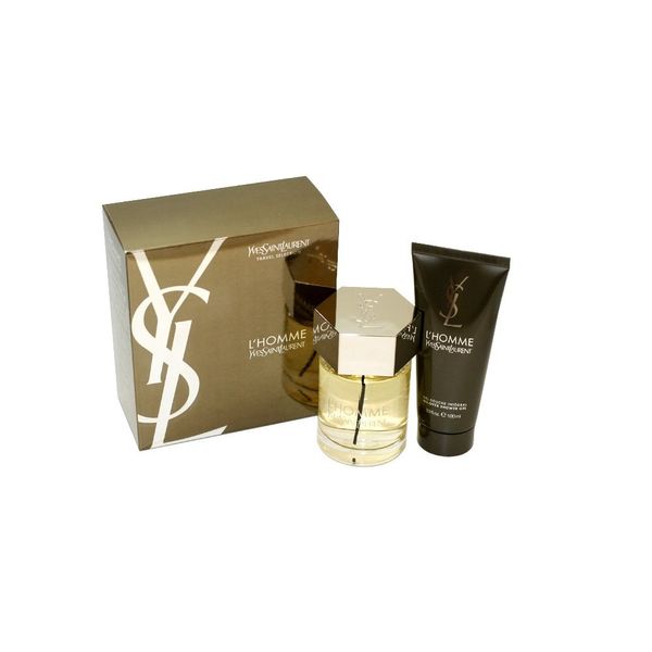 L'Homme Yves Saint Laurent By Yves Saint Laurent For Men. Gift Set( Edt Spray 3.3 Oz & & All Over Shower Gel 3.3 Oz )