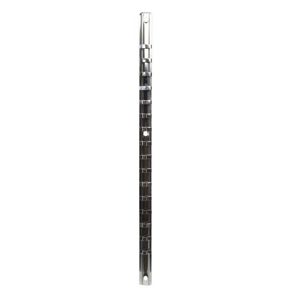Ullman No. 25 Socket Holder with 16 Heavy-Duty Spring Clips, 17" Rack, 1/4" Clips