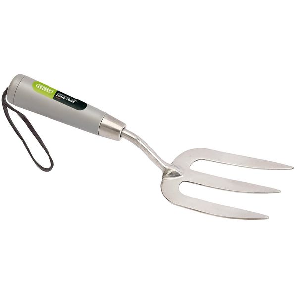 Draper 83768 Stainless Steel Weeding Fork, Silver