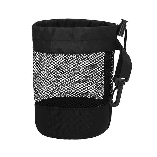 Tiardey 16 Golf Ball Holder,Golf Balls Holder Storage Net Bag Nylon Mesh Drawstring Pouch Golf Balls Collector Accessory