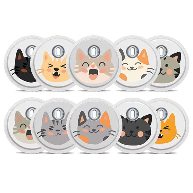 FreeStyle Libre 3 Sensor Sticker - 10er Set"Cats" - Aufkleber für Sensoren | Diasticker®