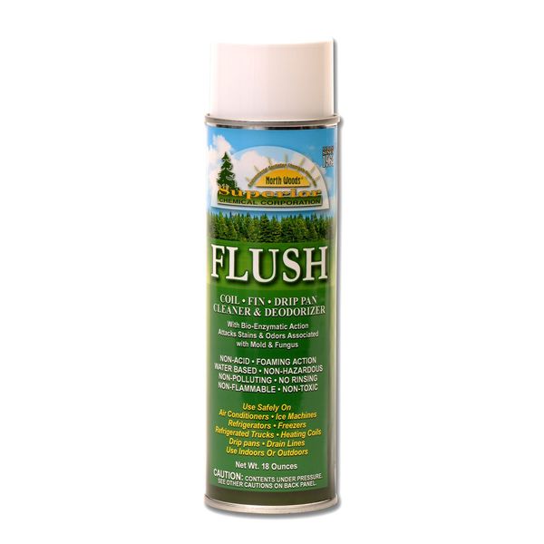 North Woods Flush - Coil, Fin & Drip Pan Cleaner & Deodorizer