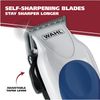 Wahl Clipper USA Color Pro Complete Haircutting Kit with Easy Color Coded Guide Combs - Corded Clipper for Hair clipping & Grooming Men, Women, & Children - Model 79300-1001M
