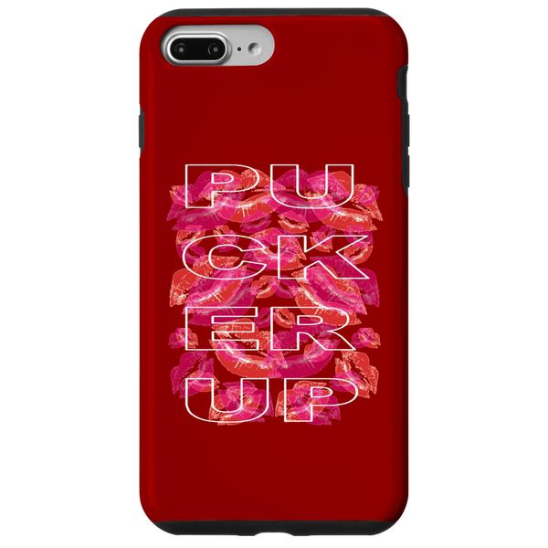 Pucker Up Lipstick Kisses Case for iPhone 7 Plus/8 Plus