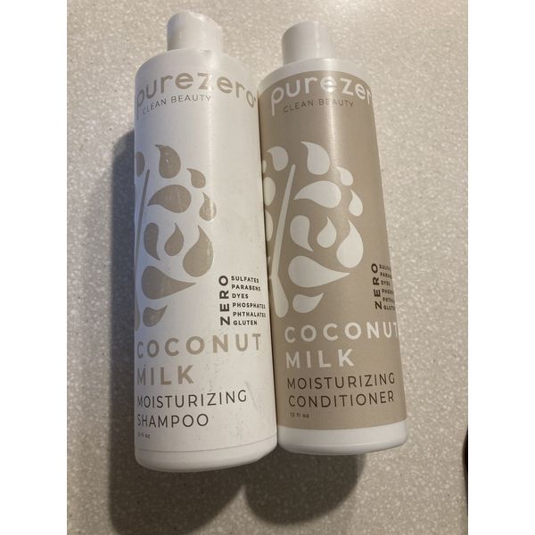 Purezero Coconut Milk Shampoo And Conditioner Combo