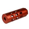 US Aluminum Red Color Muzzle Brake 14x1 Left Hand Thread For 7.62x39