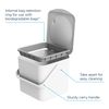 Minky White Compost Food Caddy, One Size