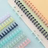 10 Pcs Plastic Binding Combs 30 Hole Click Binding Ring Mixed Colors Spiral Book Binder Binding Machine for Teacher Student Document Notebook File Making