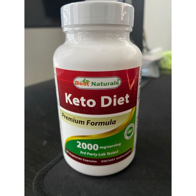 Best Naturals Keto Diet Premium Formula - 90 capsules - 2000mg/serving - NEW