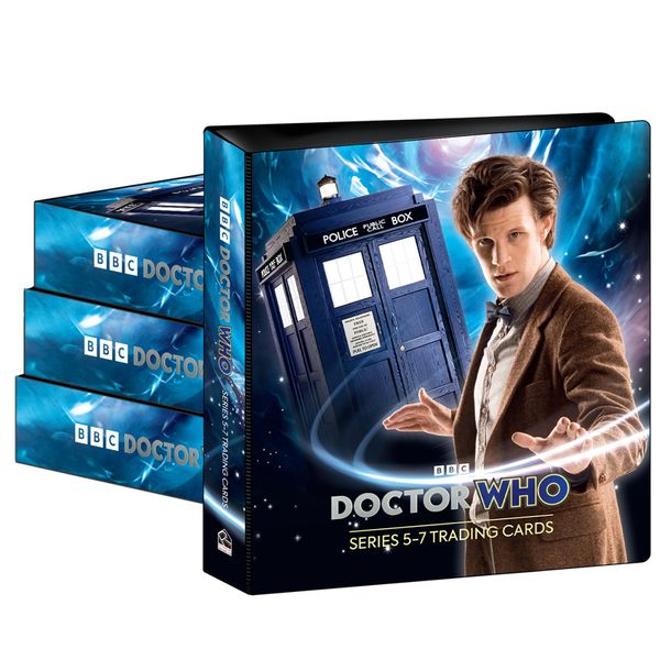 New 2024 Doctor Who Binder with 117 card base set, Album exclusive promo P3 plus