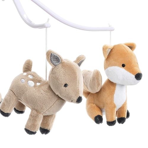 Bedtime Originals Deer Park Musical Baby Crib Mobile, Multicolor
