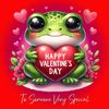 Valentines Day Card for Someone Very Special (Frog)