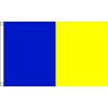 Blue and Gold Irish County Small Flag 3ft x 2ft