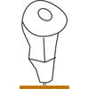Honda Genuine 76810-TX4-A01 Nozzle Assembly