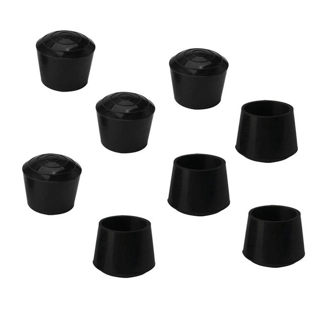 uxcell Leg Cap Rubber Leg Cap Tip Cup Foot Cover 25m Inner Diameter for 8pcs Table