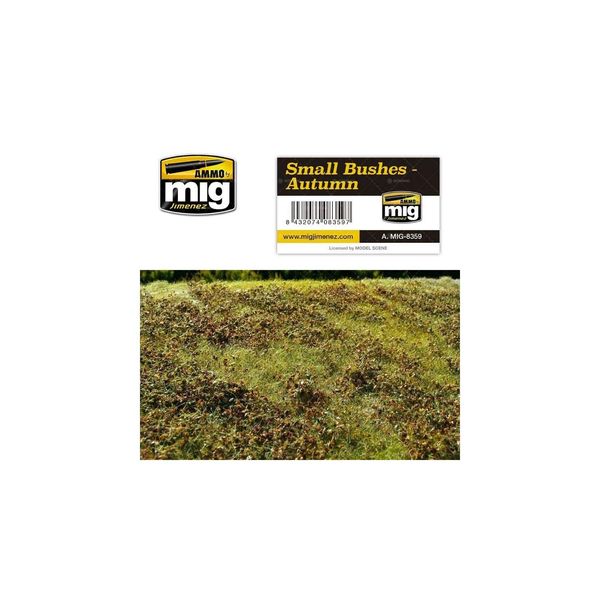 AMMO MIG-8359 Small Bushes-Autumn Grass Mats, Multi-Colour