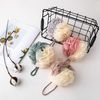 TCOTBE 4 Pack Loofah Bath Sponge Lace Mesh,Sponge Loofahs, Multi Color Bath Loofah Sponge Assortment for Silky Skin, Full Cleanse Lather Luxurious Bathing Accessories