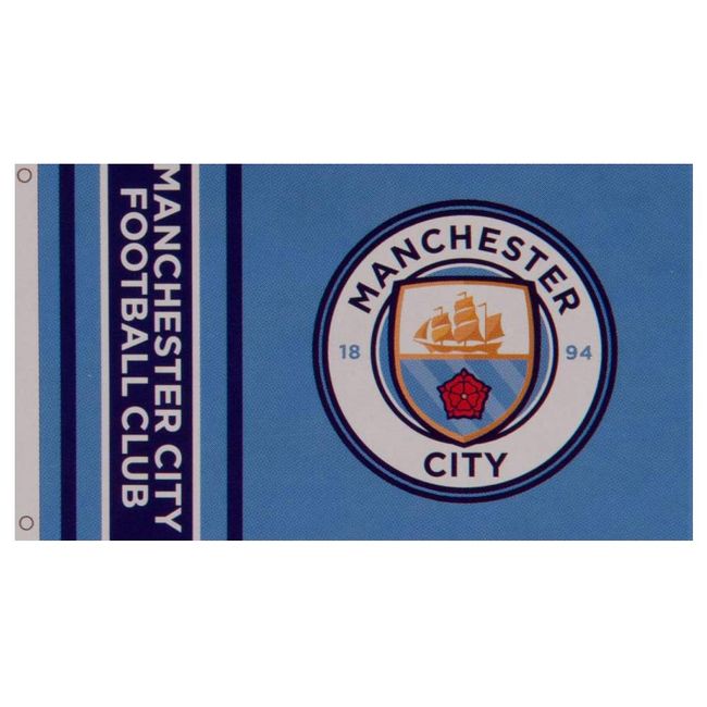 Manchester City(マンチェスターシティ) (マンチェスター・シティ FC) 公式 フラッグ WM 152×91cm