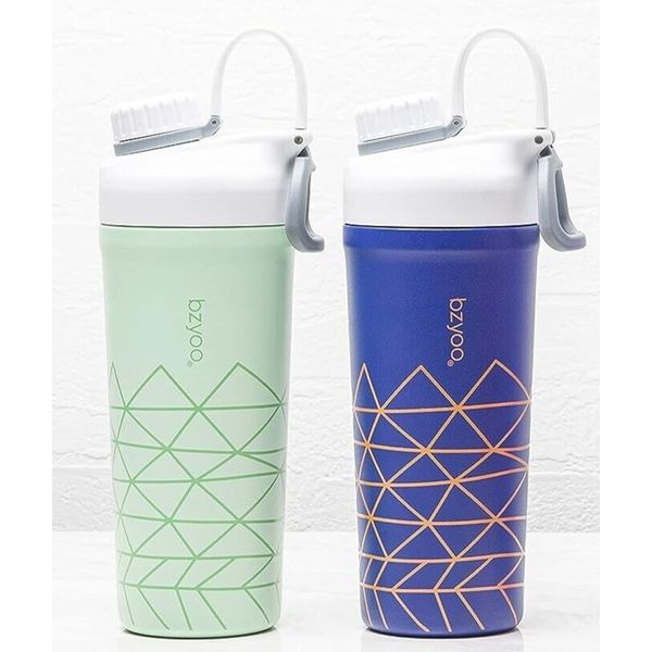 Set of 2 pcs 26 oz. Insulated Stainless Steel Double Wall Shaker Water Bottle