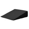 Ricomendo Triangular Cushion, Nursing, Width 23.6 inches (60 cm), High Resilience, Folding, Positioning Transformation (Black)