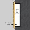 Varilight - 1G 1 or 2W 10A Switch Georgian Brass - XG1W
