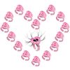 100PCS Lash Glue Holder Rings for Eyelash Extensions, Disposable Volume Lashes Glue Blossom Cups for Lash Extension