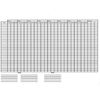 HUGE 22 x 34 Laminated Reusable Exercise Workout Wall Chart Planner & Tracking - Track Your Progress + Dry Erase Pen