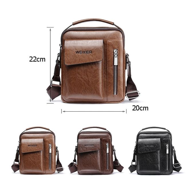 New Fashion Men's Crossbody Bag Men Shoulder Bags Multi-function