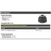 Rear Brake Drum - Compatible with 2000-2001 Dodge Ram 3500