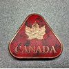 Katy Craig 1oz Canada Maple Leaf Triangle Colour .999 Fine Copper Round