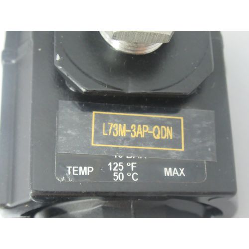 L73M-3AP-QDN : Norgren Excelon L73M Series, Micro-Fog Lubricator, 3/8 NPT Ports, Metal Bowl with Liquid Level Indicator,Manual d