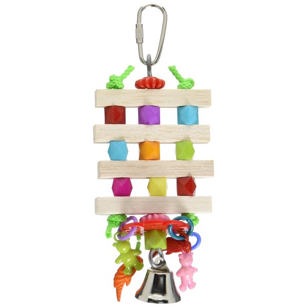 Super Bird Creations SB891 Balsa Bling Bird Toy, Small Bird Size, 7" x 2.5"