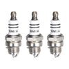 sourcing map BM6A Spark Plug for M7 / L7T / CJ8 / 1560 Replacement, 3pcs