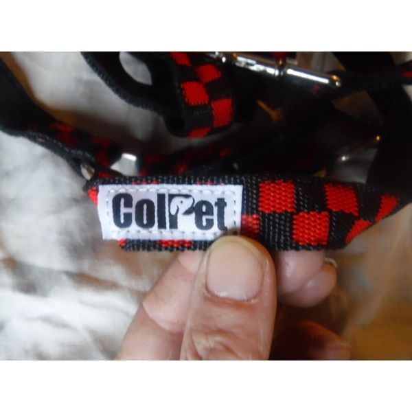 Colpet Pet Step in Harness Dog Leash Harness Best For Medium Dogd Black And Red