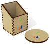 Azeeda 'Fireworks Exploding With Colour ' Desk Tidy/Pencil Holder (DT00110802)