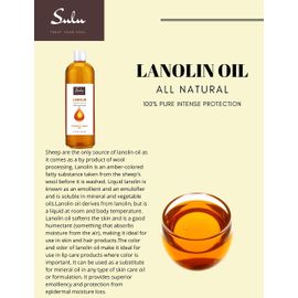 Lanolin oil 16 oz Lanolin oil softens the skin and is a good