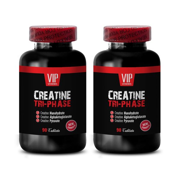 Creatine Pyruvate Pills  - Creatine Tri-Phase - increase endurance 2B 180Tabs